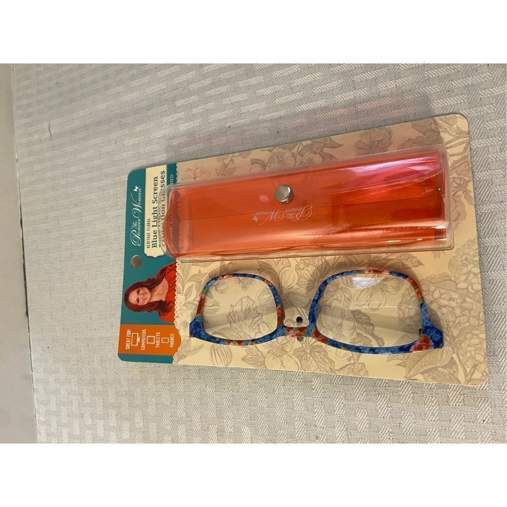 Pioneer Heritage Floral Blue Light Screen Protection woman glasses new